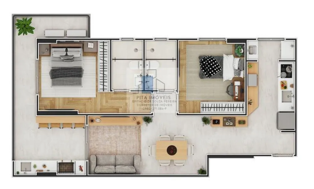 Apartamento, 2 quartos - Foto 20
