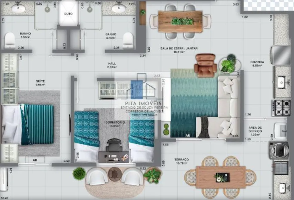 Apartamento, 2 quartos, 74 m² - Foto 1