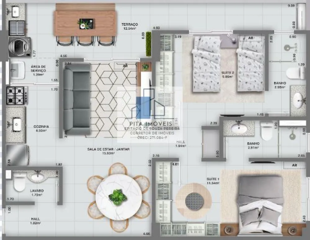 Apartamento, 2 quartos, 74 m² - Foto 20