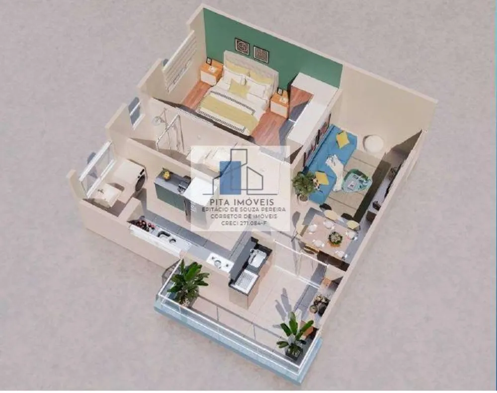Apartamento, 1 quarto, 48 m² - Foto 13