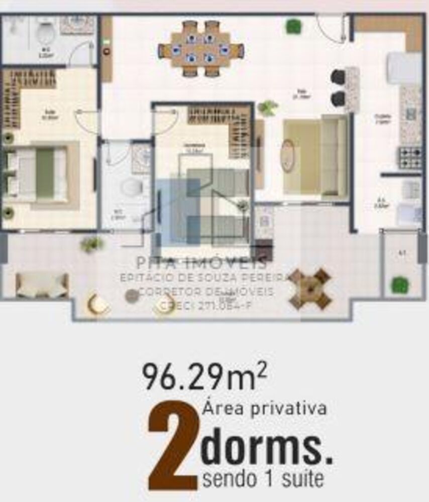 Apartamento, 2 quartos, 91 m² - Foto 12