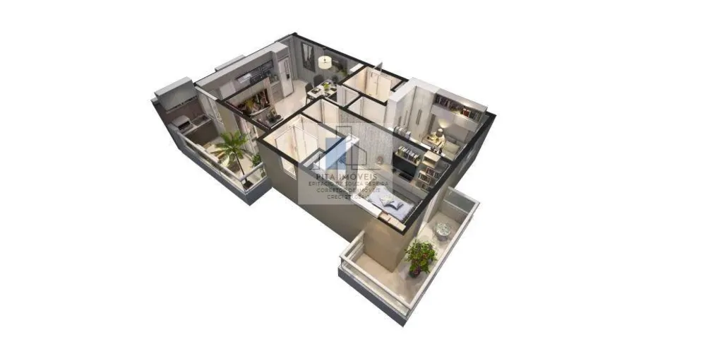 Apartamento, 2 quartos, 63 m² - Foto 1