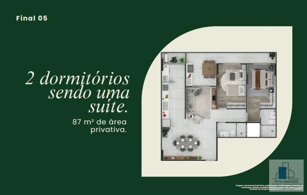 Apartamento, 2 quartos - Foto 5