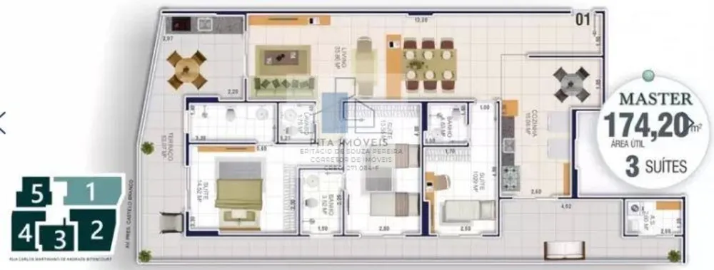 Apartamento, 3 quartos, 174 m² - Foto 5
