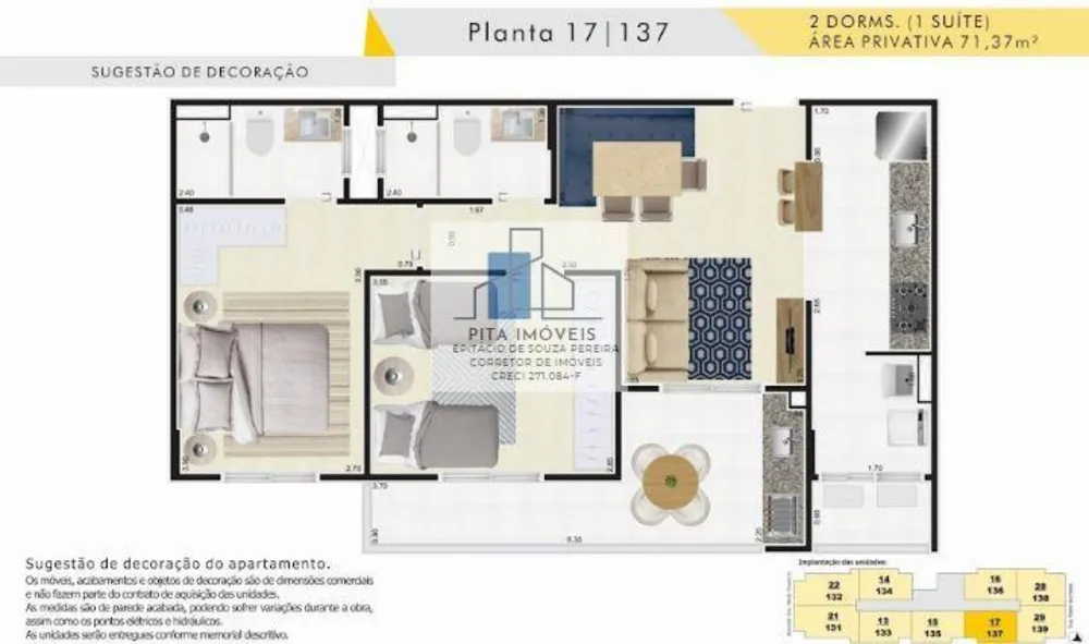 Apartamento, 2 quartos, 71 m² - Foto 7