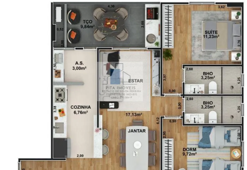 Apartamento, 2 quartos, 76 m² - Foto 12