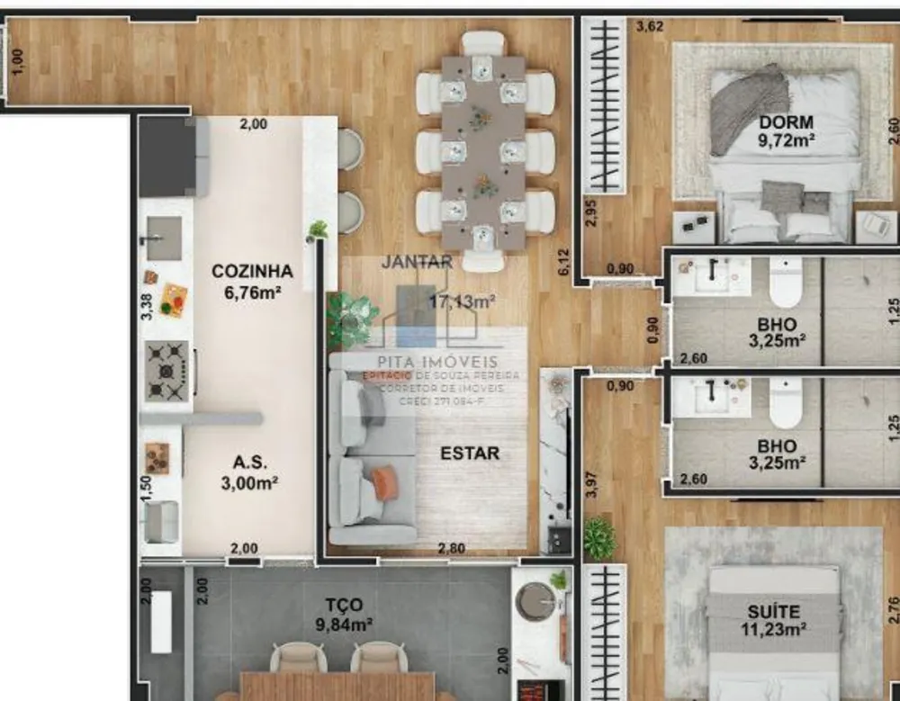 Apartamento, 2 quartos, 76 m² - Foto 10