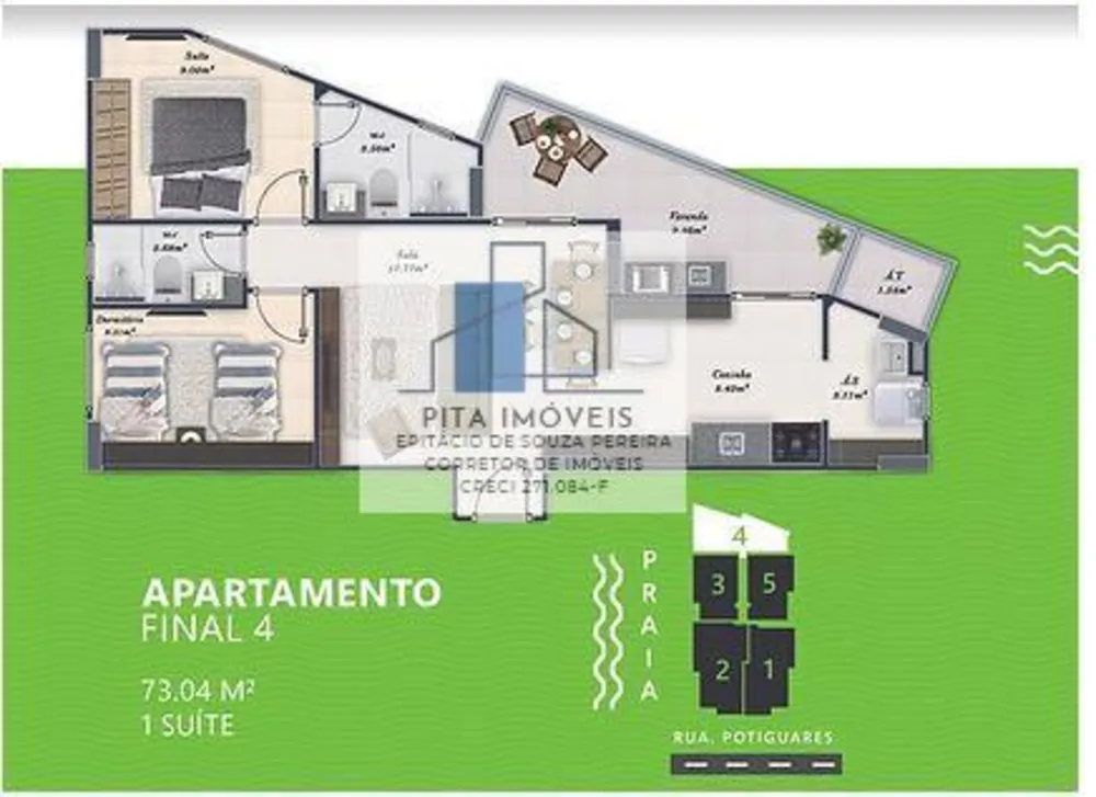 Apartamento, 2 quartos, 63 m² - Foto 2