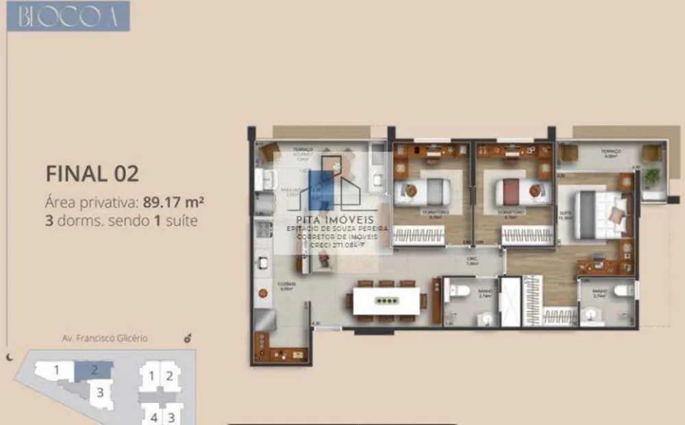 Apartamento, 3 quartos, 94 m² - Foto 15