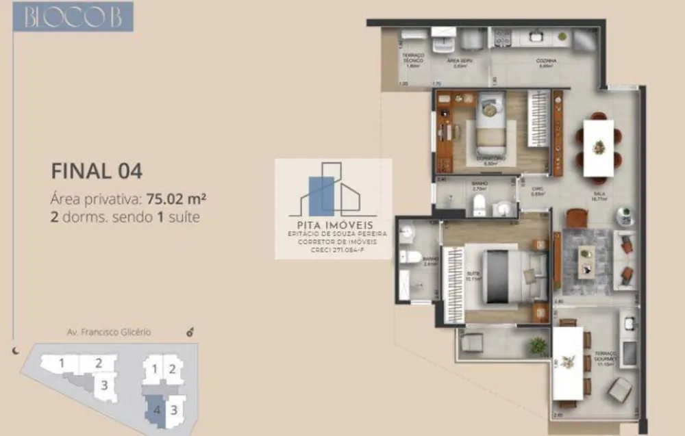 Apartamento, 3 quartos, 94 m² - Foto 17
