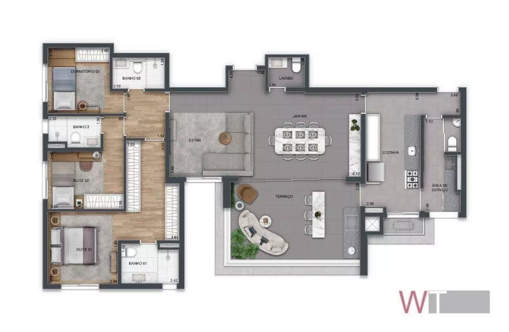 Apartamento, 3 quartos, 141 m² - Foto 23