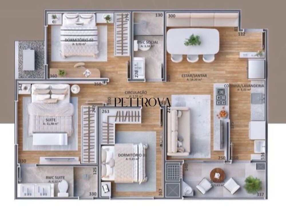 Apartamento, 2 quartos, 65 m² - Foto 12