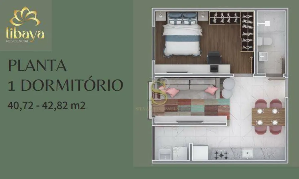 Apartamento, 1 quarto, 42 m² - Foto 14