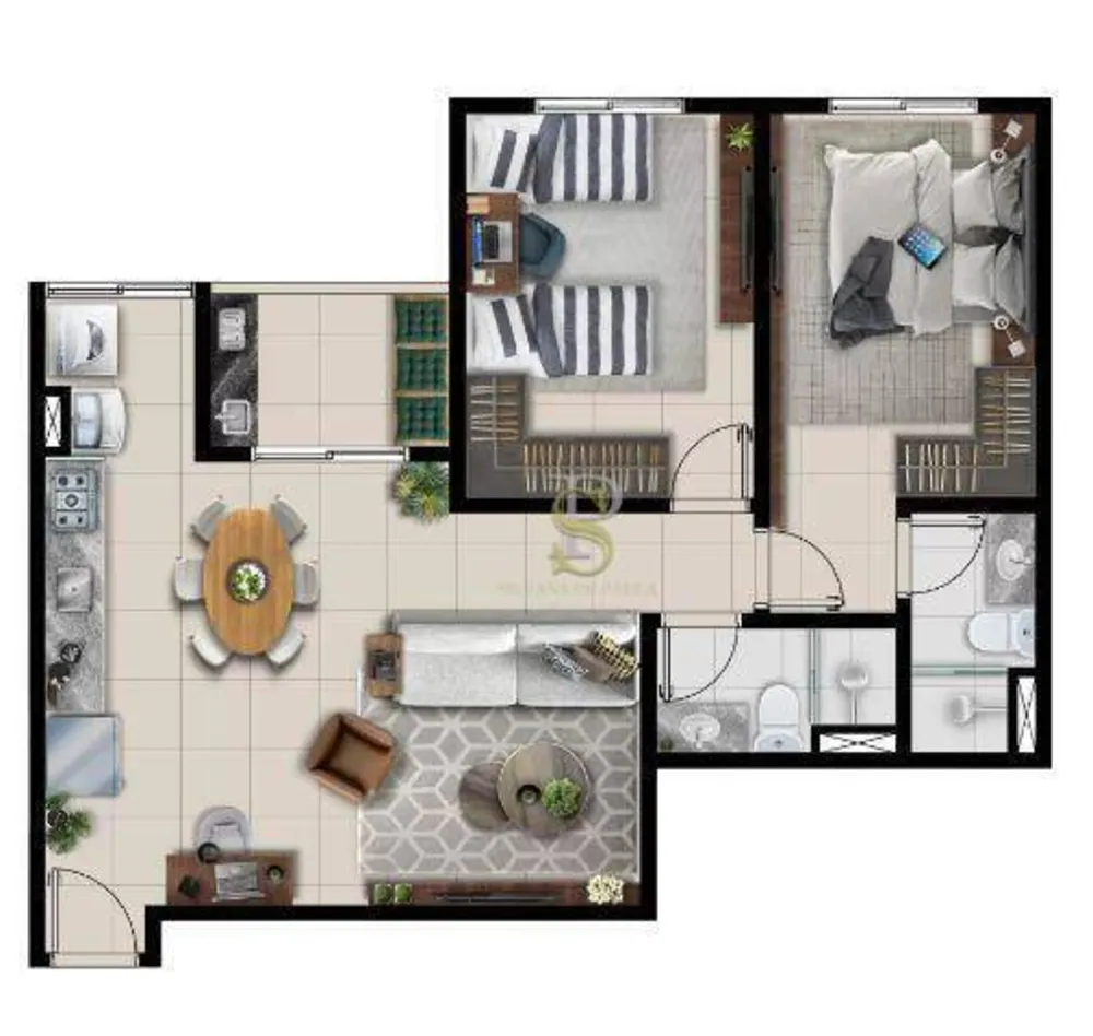 Apartamento, 2 quartos, 69 m² - Foto 11