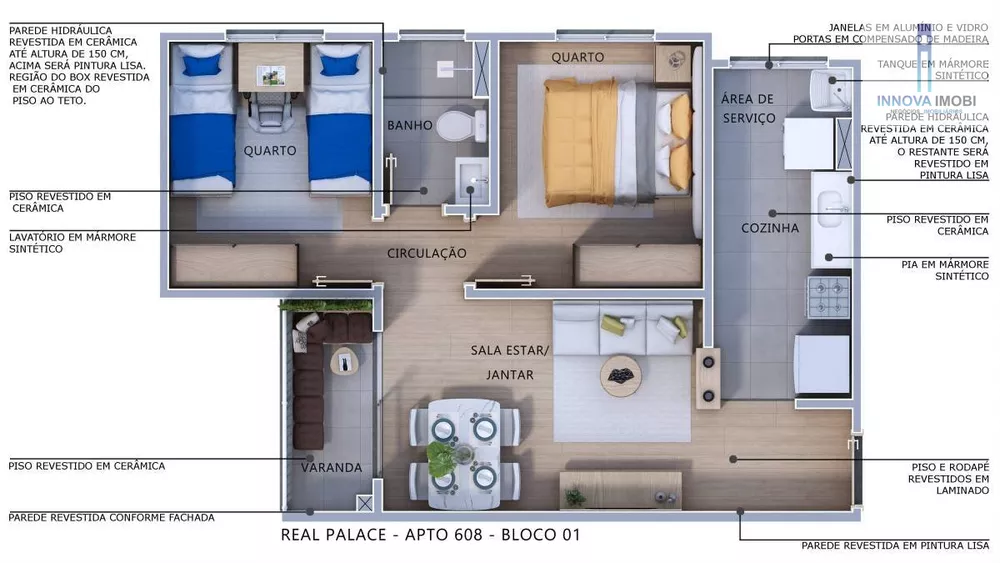 Apartamento, 1 quarto, 42 m² - Foto 4