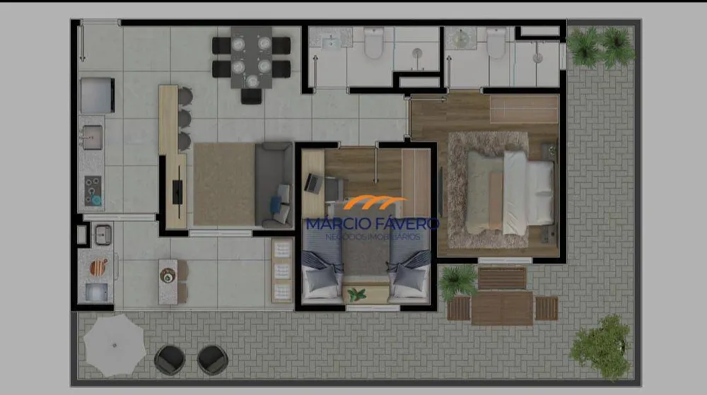 Apartamento, 2 quartos, 65 m² - Foto 16