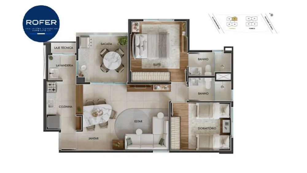 Apartamento, 2 quartos, 70 m² - Foto 11