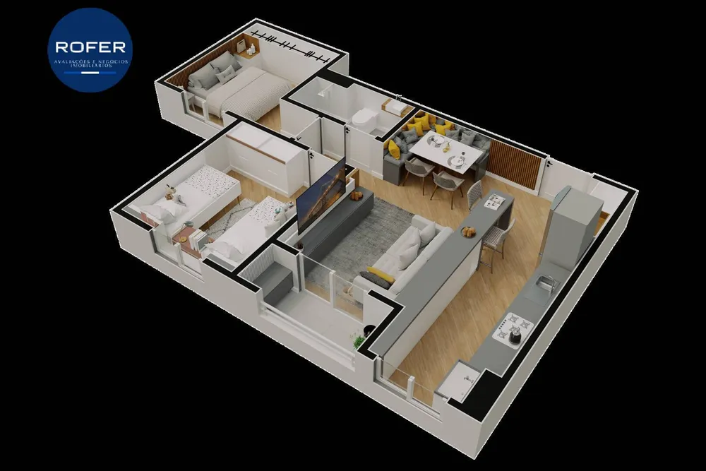 Apartamento, 2 quartos, 50 m² - Foto 12