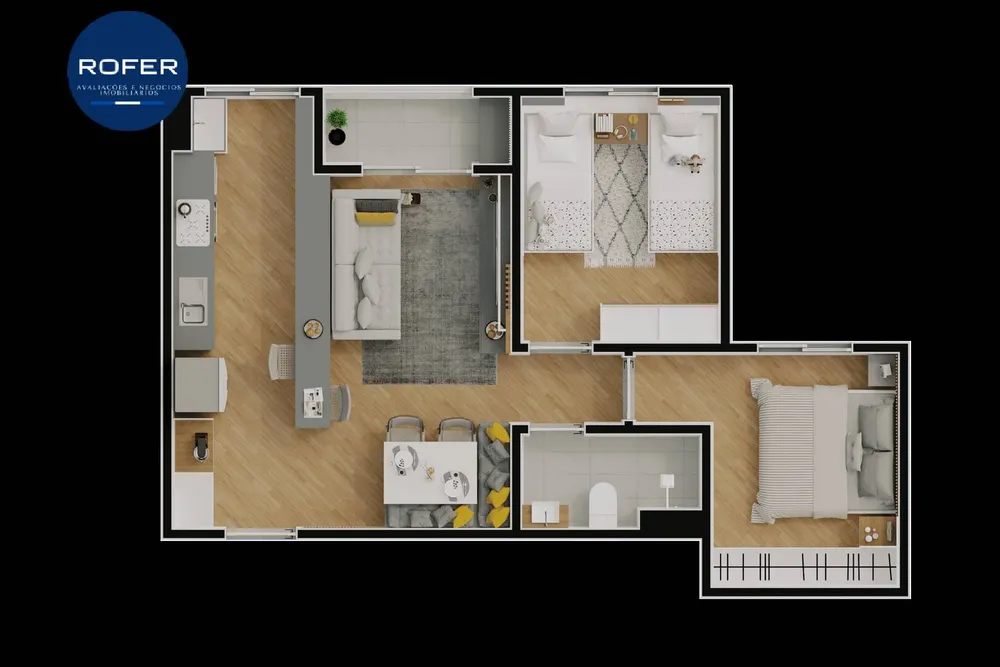 Apartamento, 2 quartos, 50 m² - Foto 11