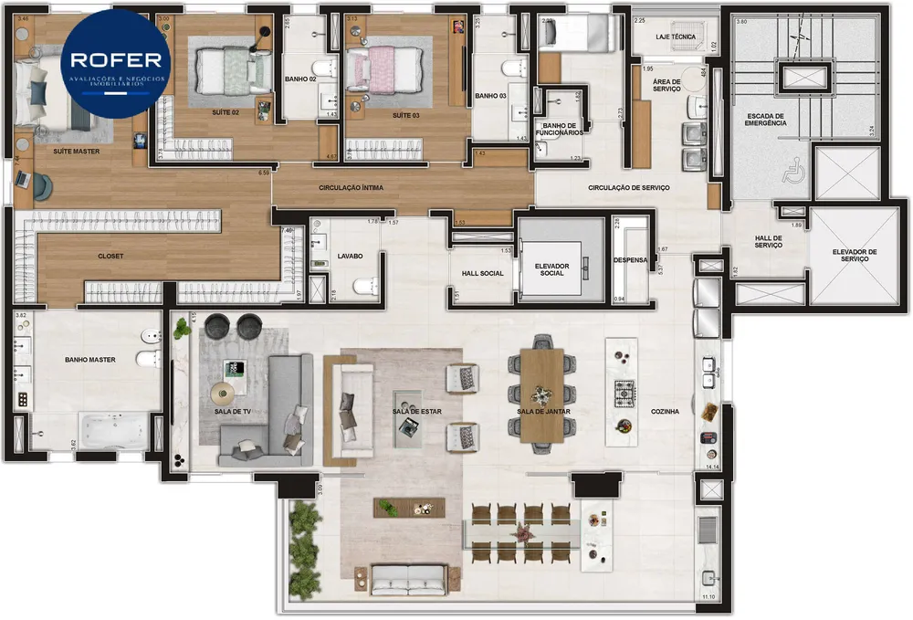 Apartamento, 4 quartos, 256 m² - Foto 6