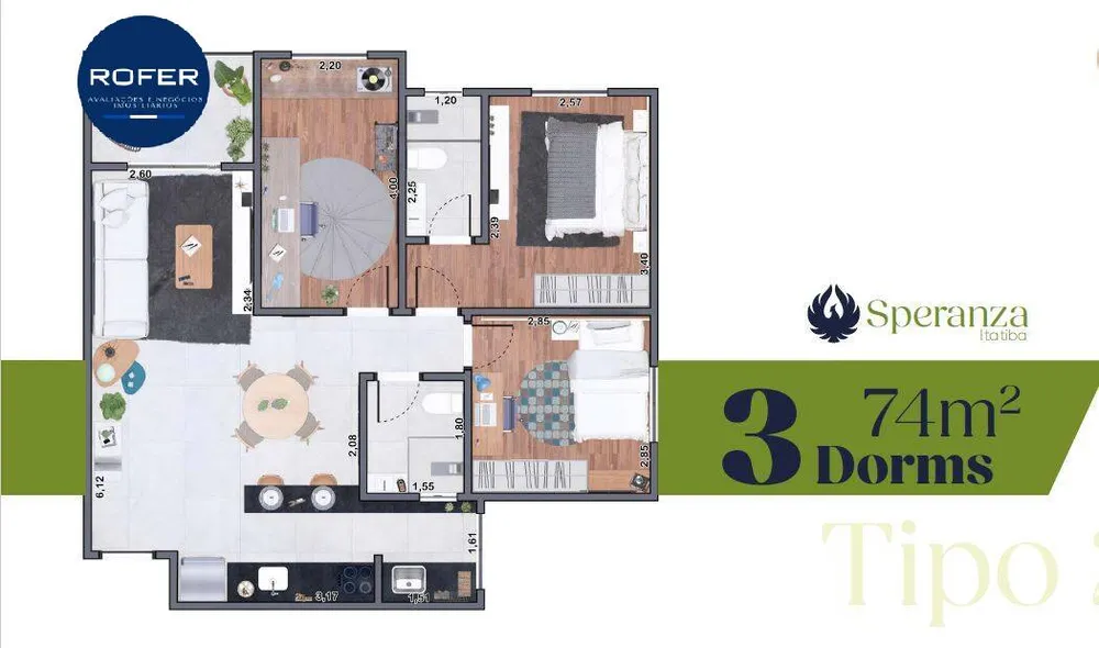 Apartamento, 2 quartos, 58 m² - Foto 12