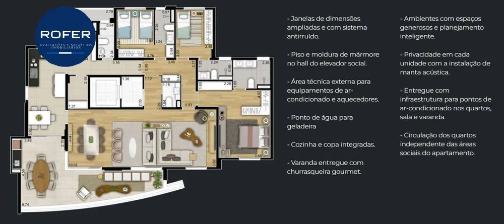 Apartamento, 3 quartos, 185 m² - Foto 16