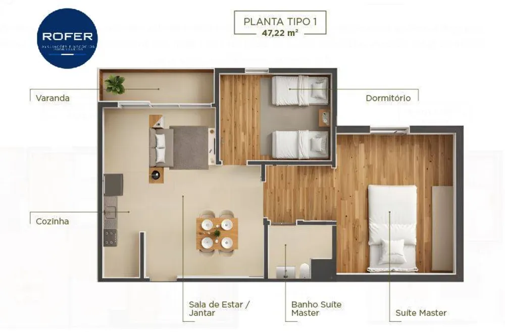 Apartamento, 2 quartos, 47 m² - Foto 10