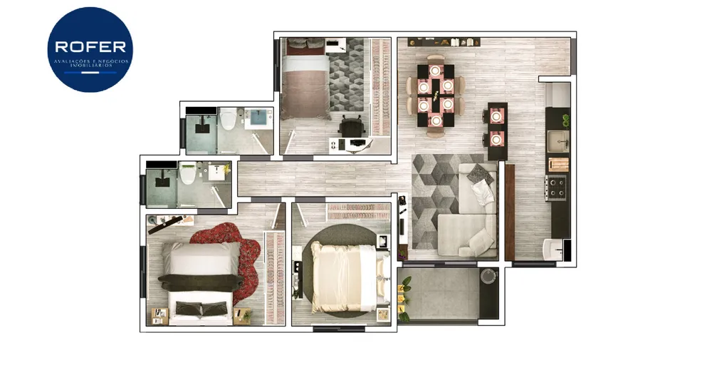 Apartamento, 3 quartos, 71 m² - Foto 11