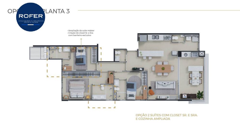Apartamento, 3 quartos, 111 m² - Foto 1