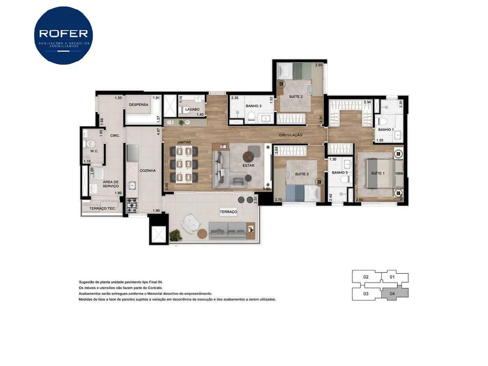 Apartamento, 3 quartos, 125 m² - Foto 16