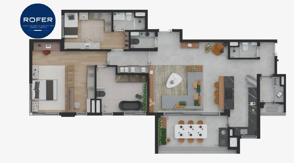 Apartamento, 3 quartos, 140 m² - Foto 11