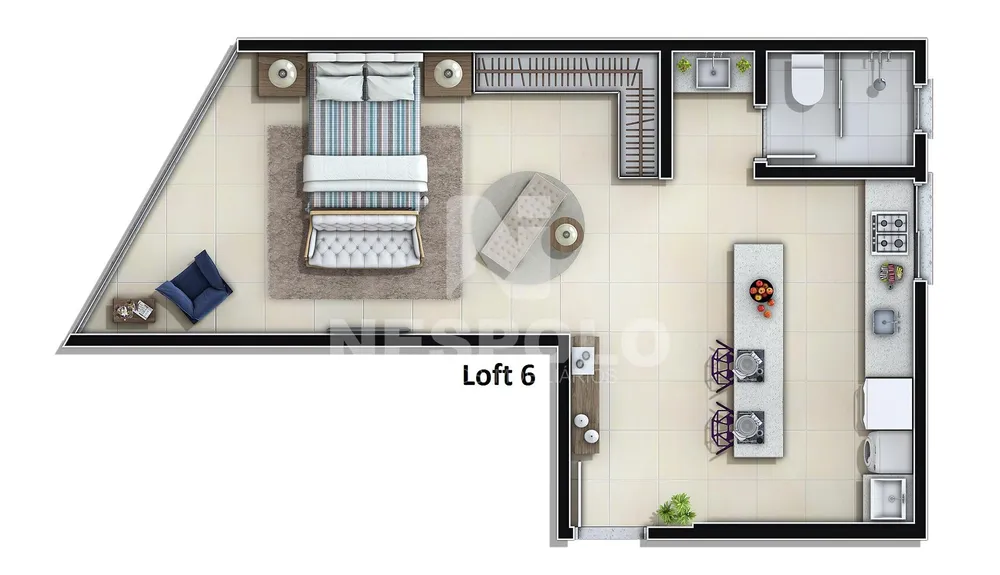 Apartamento, 1 quarto, 43 m² - Foto 11