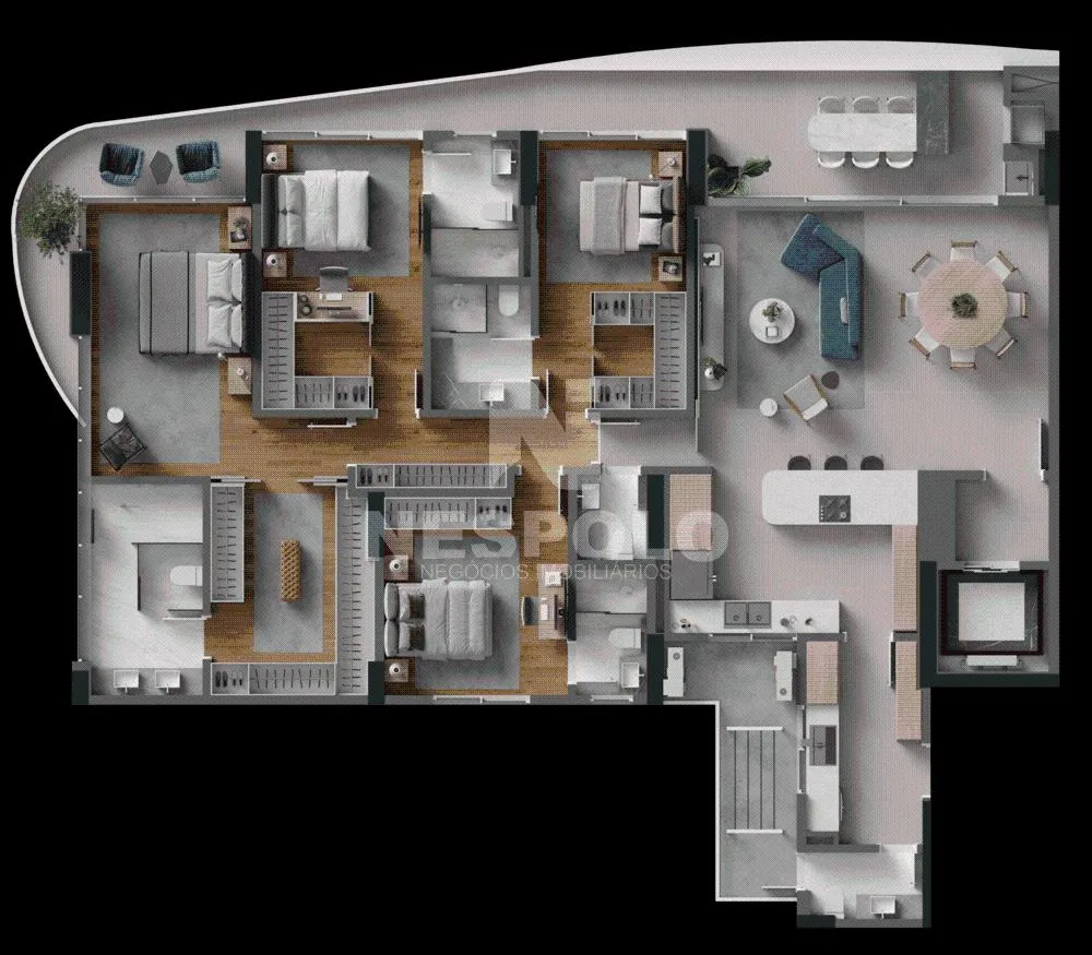 Apartamento, 3 quartos, 168 m² - Foto 4