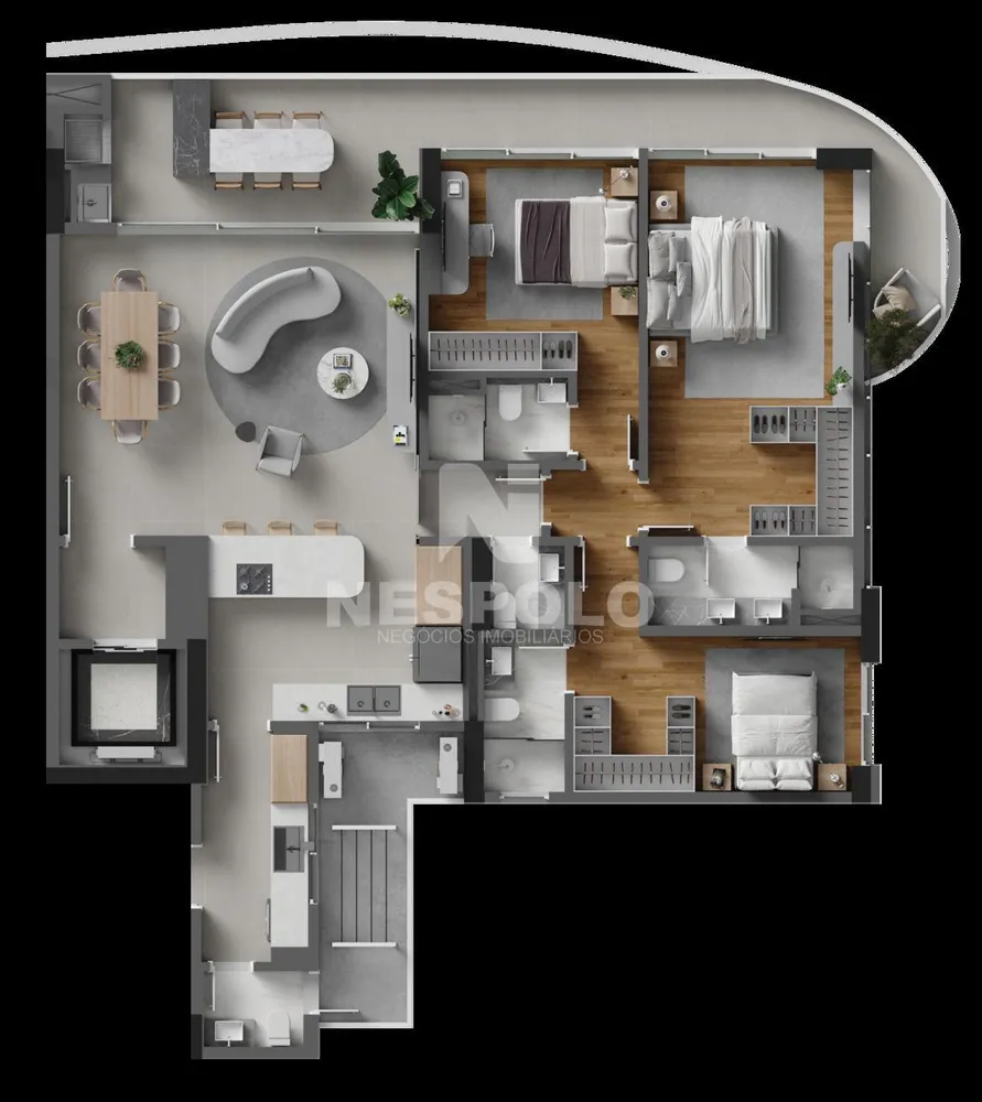 Apartamento, 3 quartos, 168 m² - Foto 11