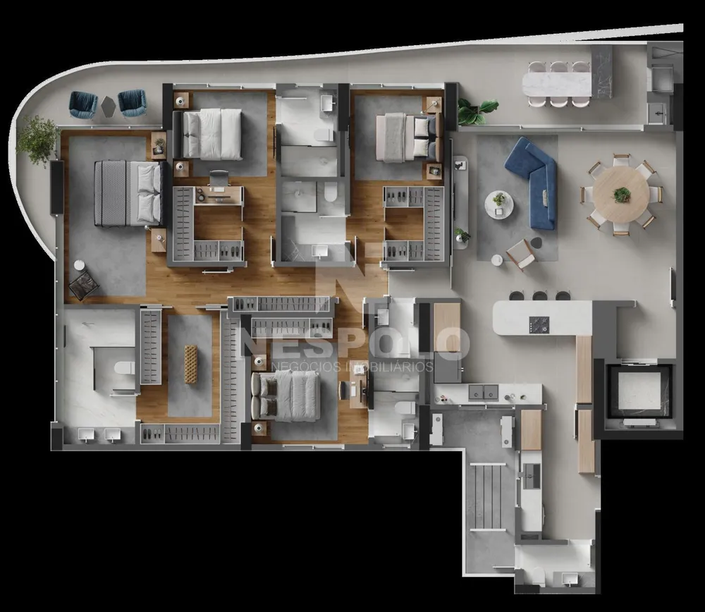 Apartamento, 3 quartos, 168 m² - Foto 8