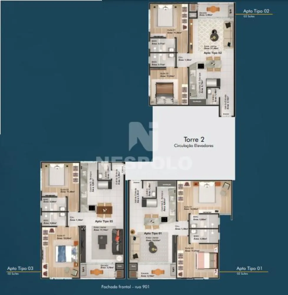 Apartamento, 2 quartos, 80 m² - Foto 12