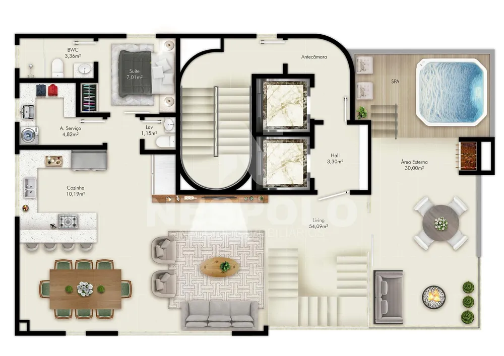 Cobertura, 3 quartos, 210 m² - Foto 11