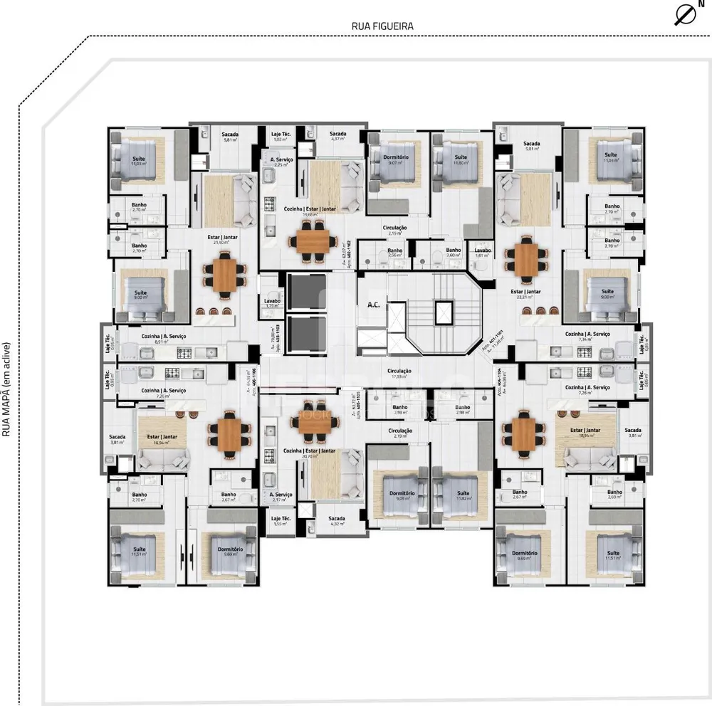 Apartamento, 1 quarto, 63 m² - Foto 12