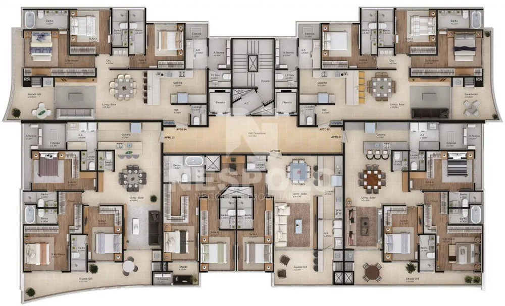 Cobertura, 4 quartos, 289 m² - Foto 11