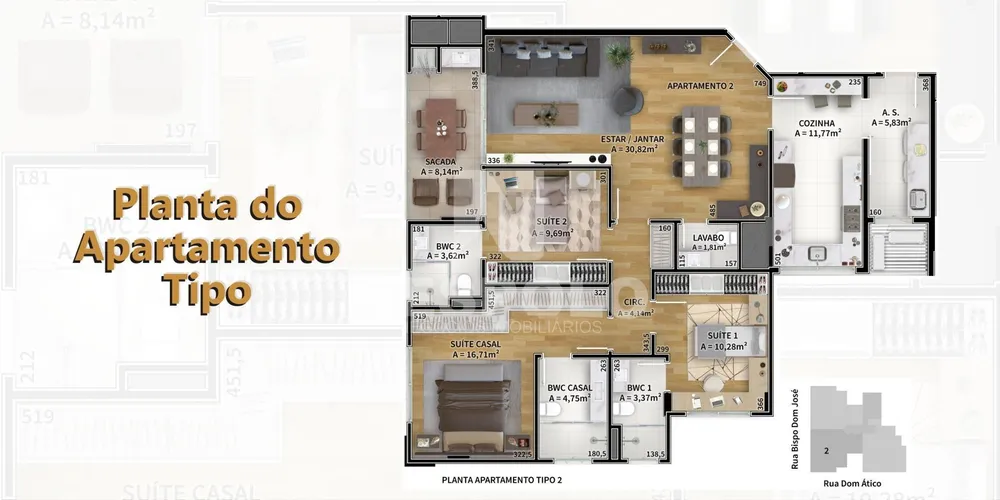 Apartamento, 3 quartos, 128 m² - Foto 10