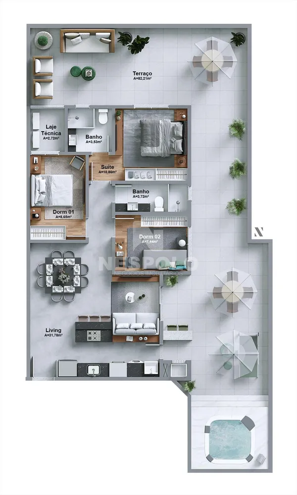 Apartamento, 2 quartos, 80 m² - Foto 15