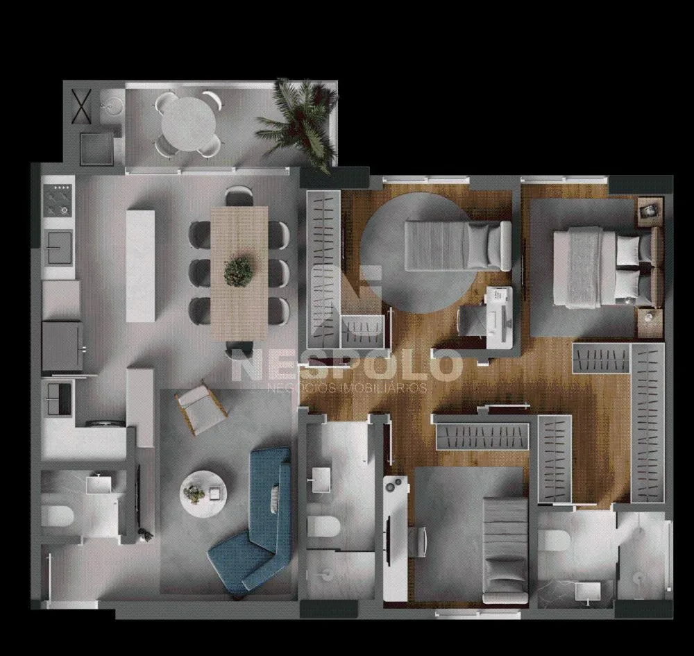 Apartamento, 2 quartos, 96 m² - Foto 7