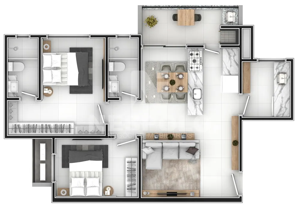 Apartamento, 2 quartos, 76 m² - Foto 10