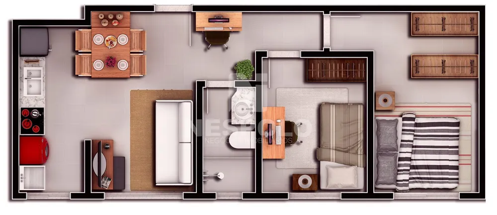 Apartamento, 2 quartos, 58 m² - Foto 11