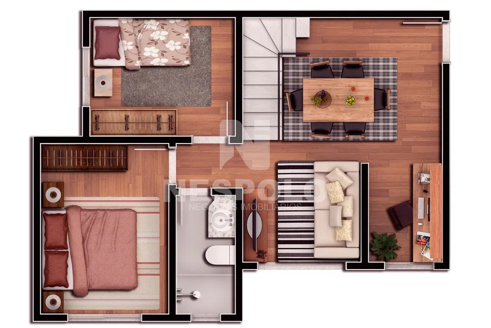 Apartamento, 2 quartos, 58 m² - Foto 9