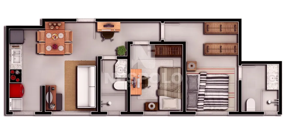 Apartamento, 2 quartos, 58 m² - Foto 10