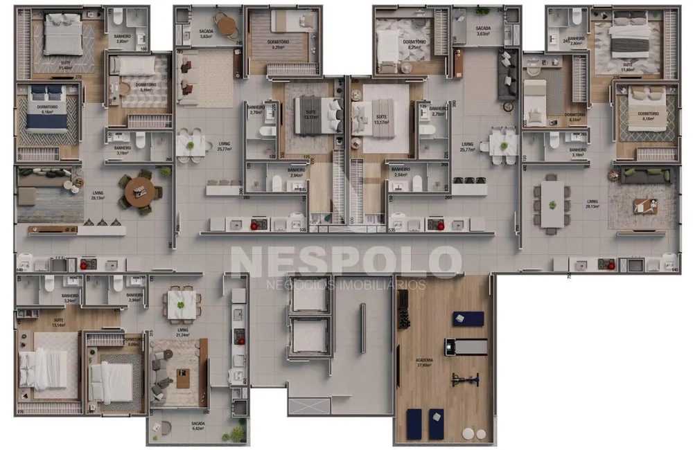Apartamento, 1 quarto, 64 m² - Foto 11