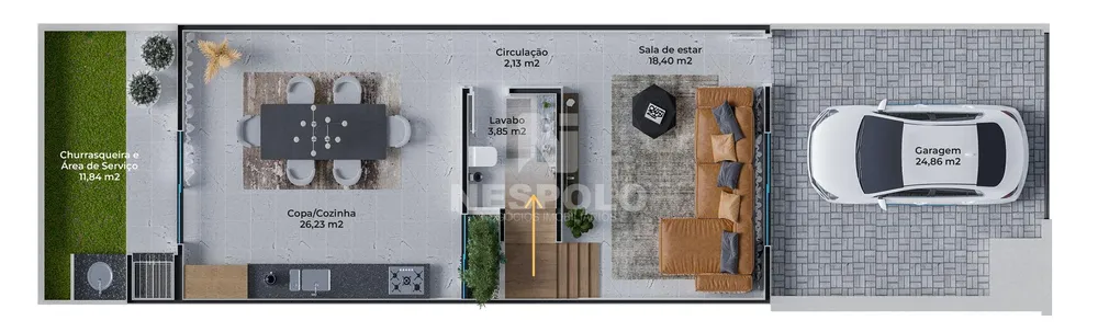 Sobrado, 2 quartos, 136 m² - Foto 15