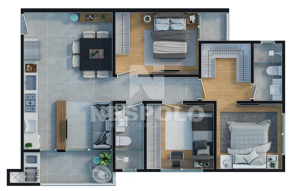 Apartamento, 1 quarto, 65 m² - Foto 14