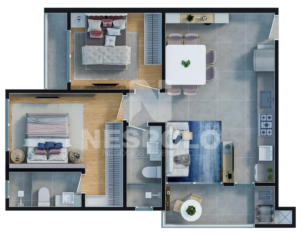 Apartamento, 1 quarto, 65 m² - Foto 15